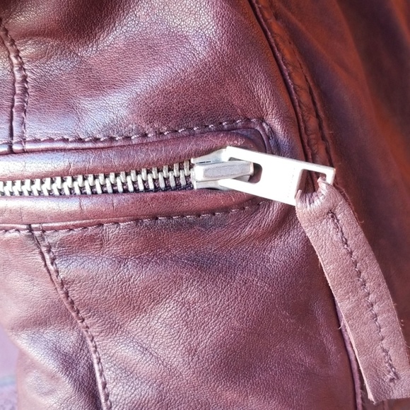 ALL SAINTS Co. Leather Jacket. - Picture 6 of 6